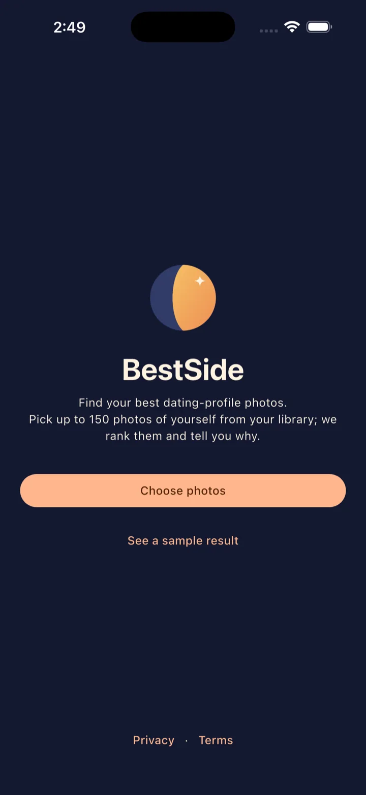Pick your photos